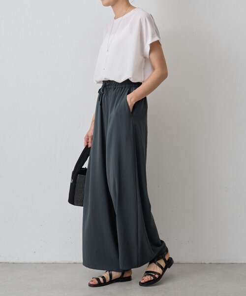 BEARDSLEY(ビアズリー)の「ストレッチジョーゼットブラウス(シャツ/ブラウス・レディース・ホワイト/ネイビー・FREE)」の15枚目の写真