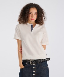 WISH FOR EVER(�E�B�b�V���t�H�[�G�o�[)�́y 4color / 3size �zBICOLOR CHECK DESIGN THERMAL T/�o�C�J���[�`�F�b�N�f�U�C���T�[�}��T(T�V���c/�J�b�g�\�[)