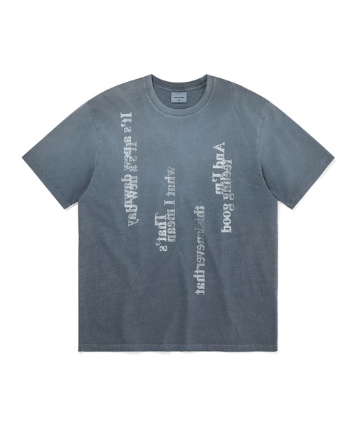 thisisneverthat(ディスイズネバーザット)の「Lyrics Tee(Tシャツ/カットソー・メンズ・ローズ/パープル系その他/ダークネイビー・L/M/S/XL)」の2枚目の写真