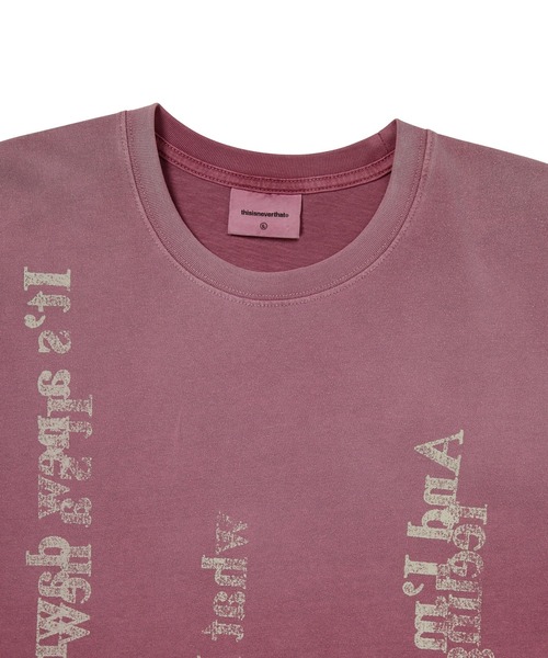 thisisneverthat(ディスイズネバーザット)の「Lyrics Tee(Tシャツ/カットソー・メンズ・ローズ/パープル系その他/ダークネイビー・L/M/S/XL)」の10枚目の写真