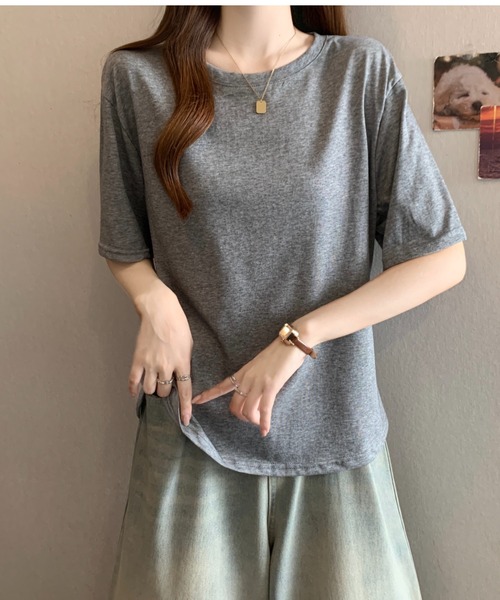LUCPY(ラクピー)の「レースレイヤードトップスセット(Tシャツ+シアーベスト)(その他トップス・レディース・グレー/ホワイト・XX-LARGE/X-LARGE/LARGE/MEDIUM)」の3枚目の写真
