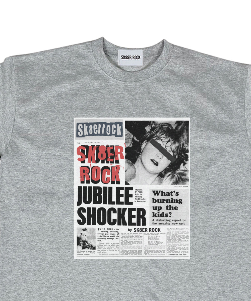 SK8ER ROCK(スケーターロック)の「Burning Youth T-shirt ((melange gray))(Tシャツ/カットソー・レディース・その他・SMALL/MEDIUM/LARGE)」の3枚目の写真