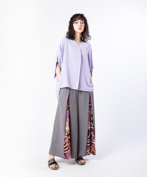 OSMOSIS(オズモーシス)の「切替タックパンツ(その他パンツ・レディース・ベージュ/ブラック/グレー・ONE SIZE)」の19枚目の写真