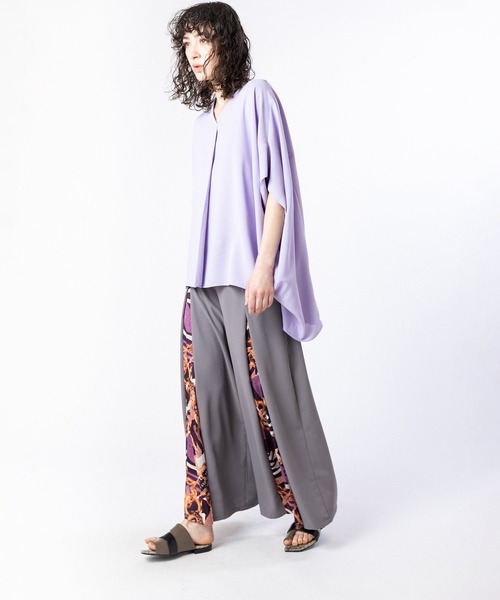 OSMOSIS(オズモーシス)の「切替タックパンツ(その他パンツ・レディース・ベージュ/ブラック/グレー・ONE SIZE)」の18枚目の写真