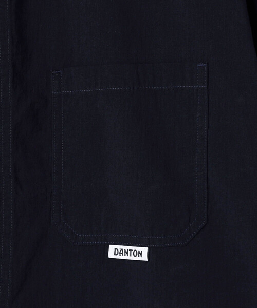 DANTON（ダントン）の「DANTON | コットンブロード 半袖カバーオールシャツ MEN（シャツ/ブラウス・メンズ・ネイビー/ベージュ・40/42）」の8枚目の写真