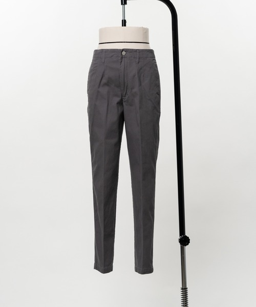 KEISUKEYOSHIDA（ケイスケヨシダ）の「Cotton Twill Slacks Pants（スラックス・レディース・グレー/ブラック/パープル・L/M）」の15枚目の写真