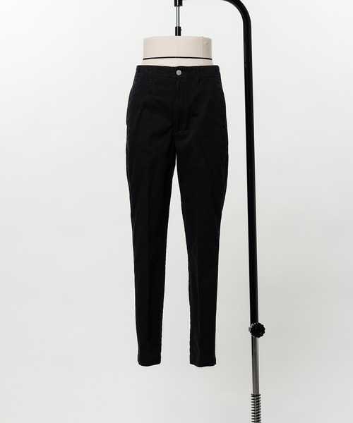 KEISUKEYOSHIDA（ケイスケヨシダ）の「Cotton Twill Slacks Pants（スラックス・レディース・グレー/ブラック/パープル・L/M）」の8枚目の写真