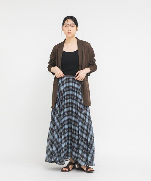 KBF(ケイビーエフ)の「サーキュラーチェックプリーツスカート(スカート・レディース・レッド系その他・ONE)」の19枚目の写真