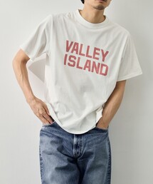 【REMI RELIEF/レミレリーフ】HARD SP加工20/-天竺レギュラーT(VALLEY ISLAND)