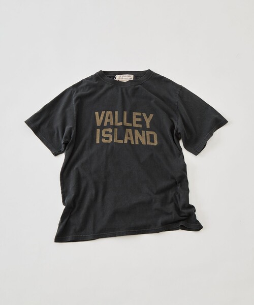 REMI RELIEF(レミレリーフ)の「【REMI RELIEF/レミレリーフ】HARD SP加工20/-天竺レギュラーT(VALLEY ISLAND)(Tシャツ/カットソー・メンズ・ブラック/オフホワイト/ピンク/ホワイト・L/M)」の4枚目の写真