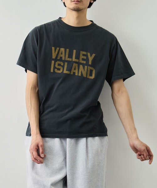 REMI RELIEF(レミレリーフ)の「【REMI RELIEF/レミレリーフ】HARD SP加工20/-天竺レギュラーT(VALLEY ISLAND)(Tシャツ/カットソー・メンズ・ブラック/オフホワイト/ピンク/ホワイト・L/M)」の7枚目の写真