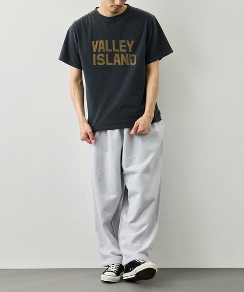 REMI RELIEF(レミレリーフ)の「【REMI RELIEF/レミレリーフ】HARD SP加工20/-天竺レギュラーT(VALLEY ISLAND)(Tシャツ/カットソー・メンズ・ブラック/オフホワイト/ピンク/ホワイト・L/M)」の11枚目の写真