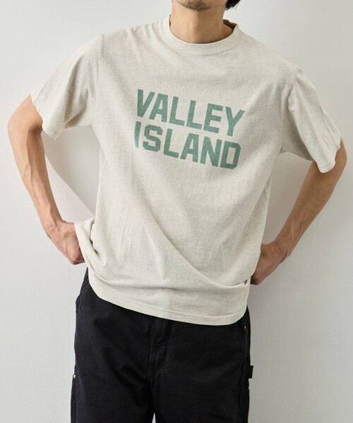 REMI RELIEF(レミレリーフ)の「【REMI RELIEF/レミレリーフ】HARD SP加工20/-天竺レギュラーT(VALLEY ISLAND)(Tシャツ/カットソー・メンズ・ブラック/オフホワイト/ピンク/ホワイト・L/M)」の12枚目の写真