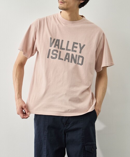 REMI RELIEF(レミレリーフ)の「【REMI RELIEF/レミレリーフ】HARD SP加工20/-天竺レギュラーT(VALLEY ISLAND)(Tシャツ/カットソー・メンズ・ブラック/オフホワイト/ピンク/ホワイト・L/M)」の20枚目の写真