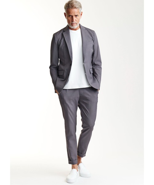AKM(エイケイエム)の「SWING EASY JACKET (LINING / CENTER VENT)(テーラードジャケット・メンズ・ブラック/グレー/ネイビー/ライトベージュ・LARGE/MEDIUM/SMALL/X-LARGE/XX-LARGE)」の19枚目の写真