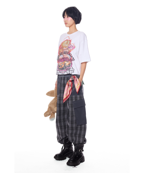 GREEDILOUS(グリディアス)の「YH Baby Racing Oversized T-shirt(Tシャツ/カットソー・レディース・その他・MEDIUM/LARGE/X-SMALL/SMALL)」の3枚目の写真