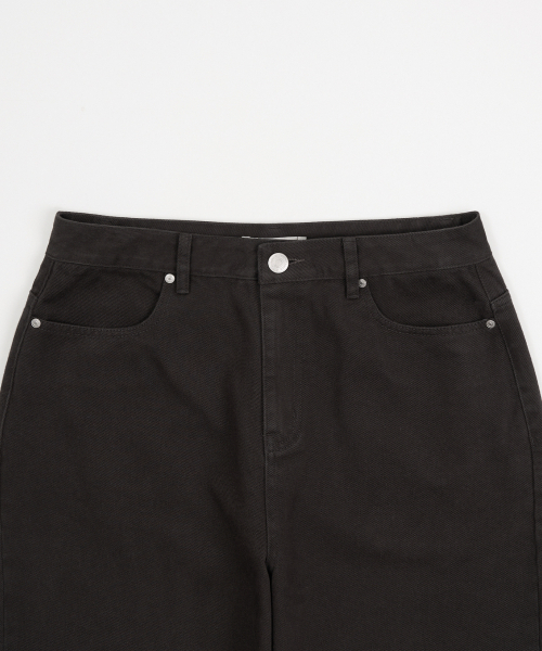 EXCONTAINER(エックスコンテナ)の「デイリーカーブドコットンパンツ (チャコール)(その他パンツ・メンズ・その他・MEDIUM/LARGE/X-LARGE/SMALL)」の2枚目の写真