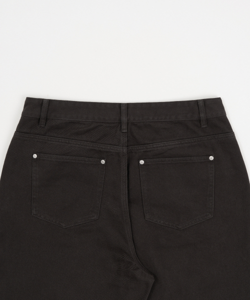 EXCONTAINER(エックスコンテナ)の「デイリーカーブドコットンパンツ (チャコール)(その他パンツ・メンズ・その他・MEDIUM/LARGE/X-LARGE/SMALL)」の8枚目の写真