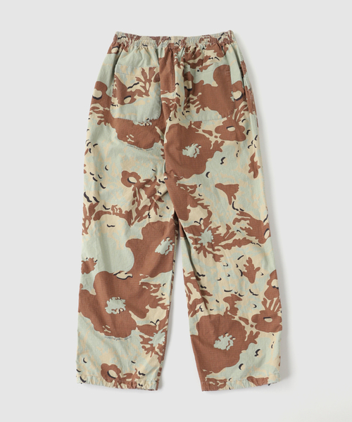 NOMA t.d.（ノーマティーディー）の「NOMARHYTHM TEXTILE (ノーマリズム テキスタイル) Camo Flower Double Knee Pants（スラックス・メンズ・ベージュ・3）」の2枚目の写真