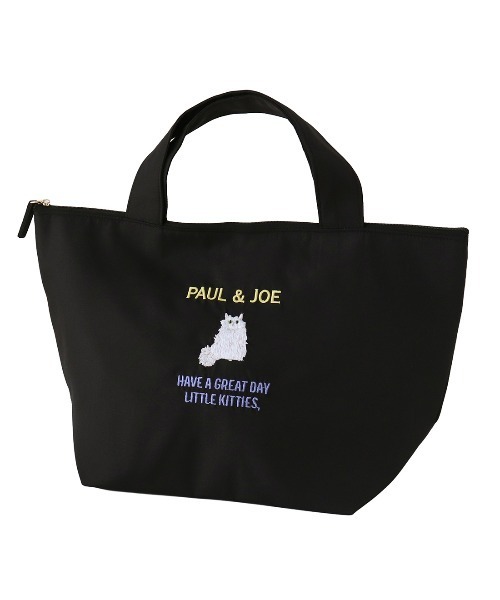 PAUL & JOE ACCESSOIRES（ポールアンドジョーアクセソワ）の「ポール ＆ ジョー アクセソワ 簡易保冷保温エコバッグ M（エコバッグ/サブバッグ・レディース・ブラウン/ブラック・FREE）」の2枚目の写真