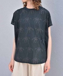 フラワー3D刺繍Tシャツ26NO3