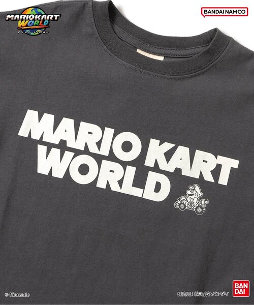 BANDAI(バンダイ)の「マリオカート ワールド グラフィックTシャツ(Tシャツ/カットソー・キッズ・レインボー/チャコール/ミント/オレンジ/パープル/オフホワイト・100/110/120/130/140/150)」の22枚目の写真