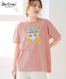 ＜大きいサイズ＞【水森亜土】ゆったりプリントTシャツ