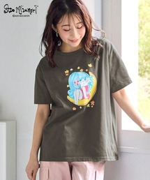 <大きいサイズ>【水森亜土】ゆったりプリントTシャツ