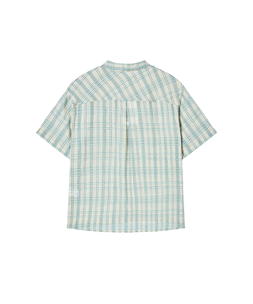 AFTERPRAY(アフタープレイ)の「アンクルチェックハーフシャツアイボリー(シャツ/ブラウス・メンズ・その他・LARGE/MEDIUM/SMALL)」の2枚目の写真