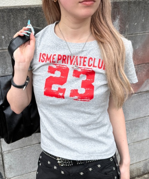 lilful（リルフル）の「【26年春夏新作】ナンバリングコンパクト半袖Tシャツ（Tシャツ/カットソー・レディース・ホワイト/グレー/ブラック・F）」の16枚目の写真