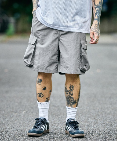 Subciety(サブサエティ)の「Nylon tech shorts(その他パンツ・メンズ・ブラック/グレー・SMALL/MEDIUM/LARGE/X-LARGE)」の2枚目の写真