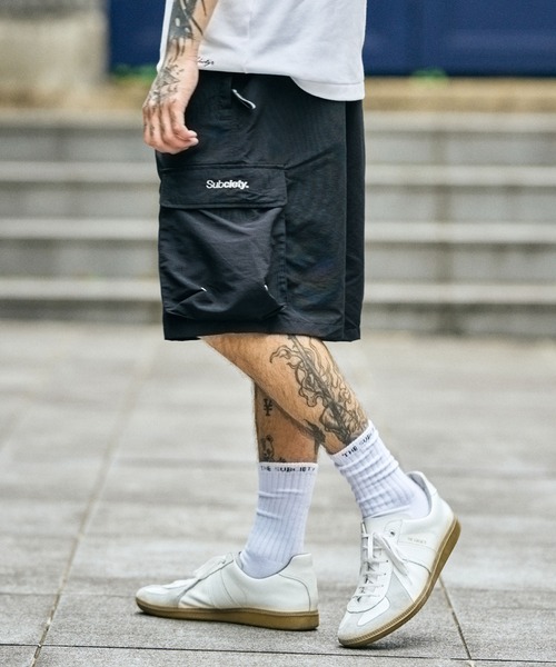 Subciety(サブサエティ)の「Nylon tech shorts(その他パンツ・メンズ・ブラック/グレー・SMALL/MEDIUM/LARGE/X-LARGE)」の7枚目の写真