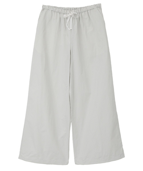 LOGEMENT DE CLAIRE(ロジュモンドクレール)の「【LOURMARIN】メモリータフタドロストパンツ(その他パンツ・レディース・オフホワイト/ブラウン/ネイビー・FREE)」の10枚目の写真