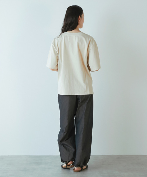 LOGEMENT DE CLAIRE(ロジュモンドクレール)の「【LOURMARIN】メモリータフタドロストパンツ(その他パンツ・レディース・オフホワイト/ブラウン/ネイビー・FREE)」の17枚目の写真