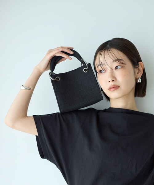 Firsthand（ファーストハンド）の「Firsthand/ファーストハンド アニマルチャームハンドバッグ（ハンドバッグ・レディース・チャコールグレー/ブラック・ONE SIZE）」の17枚目の写真