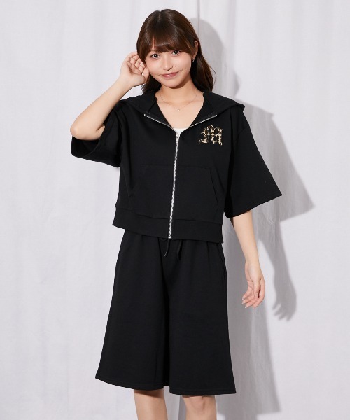 GORGE(ゴージ)の「《レオパードロゴ刺繍》ハーフパンツ/ストリート/春夏秋/全2色(その他パンツ・レディース・グレー/ブラック・F)」の12枚目の写真