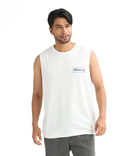 BILLABONG(ビラボン)の「BILLABONG メンズ 【WIDE FIT】SIGN タンクトップ 【2026年春夏モデル】/ビラボンバックプリントノースリーブ・マッスルタンク(タンクトップ・メンズ・ブラック系その他/クリーム/イエロー系その他/ピンク系その他・LARGE/MEDIUM/X-LARGE)」の8枚目の写真