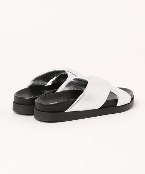 inter-chaussures（インターショシュール）の「【FABIO RUSCONI】クロスベルトフットベッドサンダル (F2170F)（サンダル・レディース・シルバー/ブラック・35/36/38）」の3枚目の写真