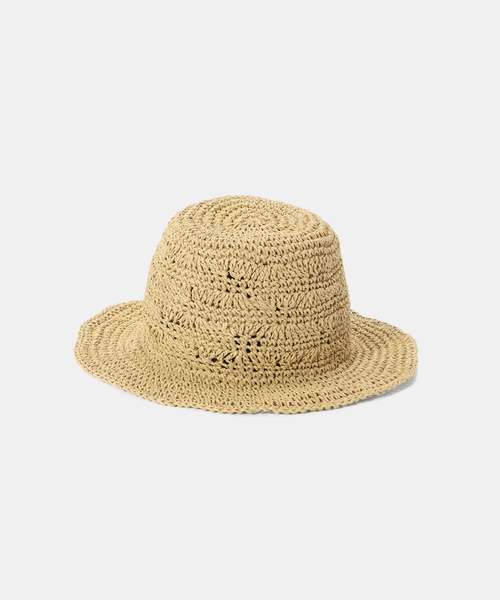 Odds(オッズ)の「Odds / オッズ PAPER GARA HAT(ハット・レディース・アイボリー/ブラック・FREE)」の2枚目の写真