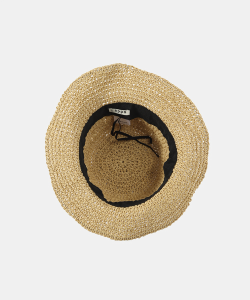 Odds(オッズ)の「Odds / オッズ PAPER GARA HAT(ハット・レディース・アイボリー/ブラック・FREE)」の7枚目の写真