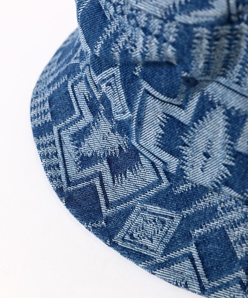 PENDLETON(ペンドルトン)の「PENDLETON ペンドルトン HARDING JAQUARD DENIM HAT ハーディング ジャガード デニム ハット(ハット・メンズ・ブラック/インディゴブルー・FREE)」の7枚目の写真