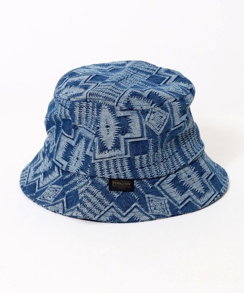 PENDLETON(ペンドルトン)の「PENDLETON ペンドルトン HARDING JAQUARD DENIM HAT ハーディング ジャガード デニム ハット(ハット・メンズ・ブラック/インディゴブルー・FREE)」の8枚目の写真