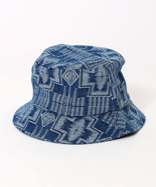 PENDLETON(ペンドルトン)の「PENDLETON ペンドルトン HARDING JAQUARD DENIM HAT ハーディング ジャガード デニム ハット(ハット・メンズ・ブラック/インディゴブルー・FREE)」の9枚目の写真