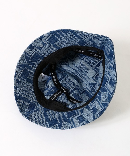 PENDLETON(ペンドルトン)の「PENDLETON ペンドルトン HARDING JAQUARD DENIM HAT ハーディング ジャガード デニム ハット(ハット・メンズ・ブラック/インディゴブルー・FREE)」の11枚目の写真