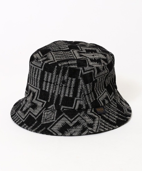 PENDLETON(ペンドルトン)の「PENDLETON ペンドルトン HARDING JAQUARD DENIM HAT ハーディング ジャガード デニム ハット(ハット・メンズ・ブラック/インディゴブルー・FREE)」の12枚目の写真