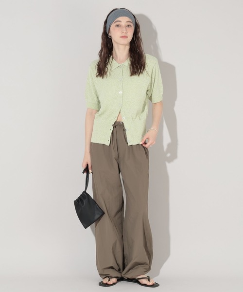 GEORGE'S(ジョージズ)の「バルーンナイロンパンツ(その他パンツ・レディース・オフホワイト/グリーン/ブラウン・LARGE/MEDIUM)」の11枚目の写真
