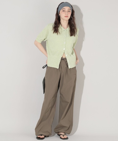 GEORGE'S(ジョージズ)の「バルーンナイロンパンツ(その他パンツ・レディース・オフホワイト/グリーン/ブラウン・LARGE/MEDIUM)」の13枚目の写真