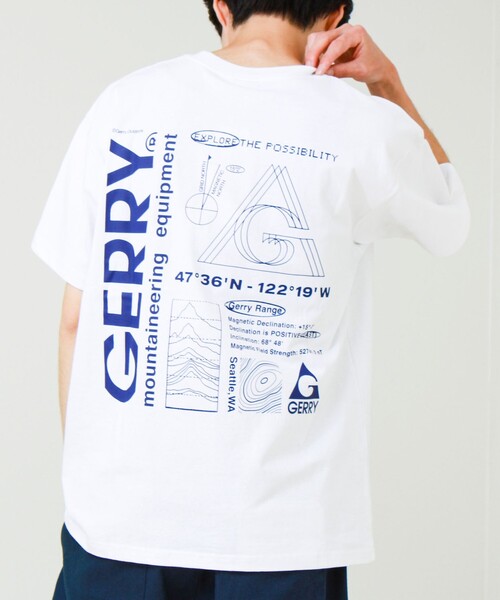 GERRY(ジェリー)の「【GERRY/ジェリー】7.5oz Heavy Jersey S/S Graphic Tee(Tシャツ/カットソー・メンズ・ブルー/ホワイト/イエロー・L/M)」の11枚目の写真
