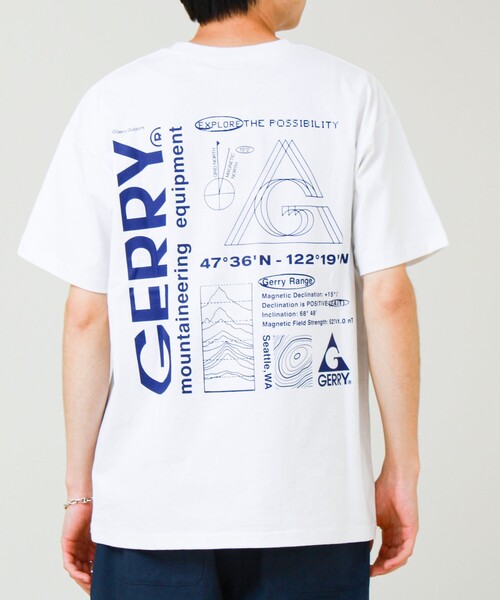 GERRY(ジェリー)の「【GERRY/ジェリー】7.5oz Heavy Jersey S/S Graphic Tee(Tシャツ/カットソー・メンズ・ブルー/ホワイト/イエロー・L/M)」の12枚目の写真