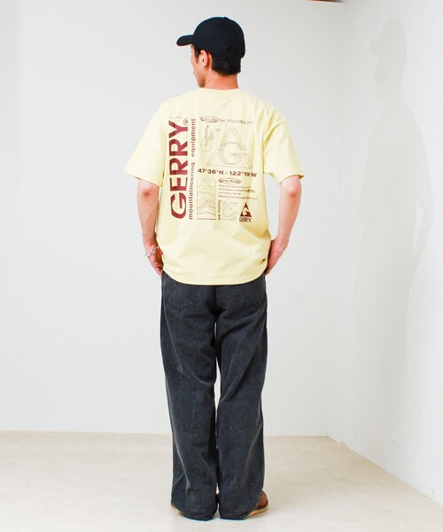GERRY(ジェリー)の「【GERRY/ジェリー】7.5oz Heavy Jersey S/S Graphic Tee(Tシャツ/カットソー・メンズ・ブルー/ホワイト/イエロー・L/M)」の16枚目の写真